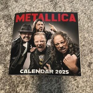 Metallica 2025 calendar new